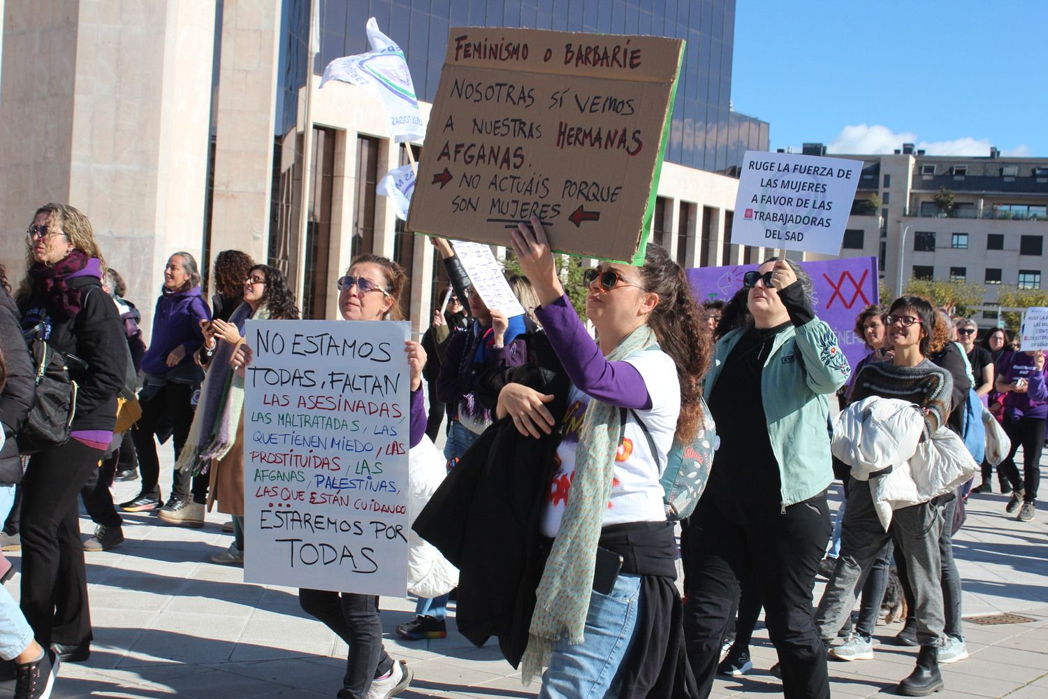 Manifestación "La Fuerza de las Mujeres" en León