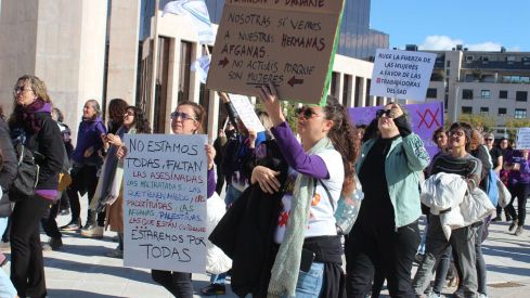 Manifestación "La Fuerza de las Mujeres" en León