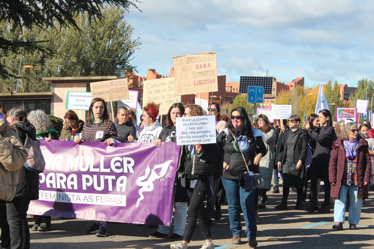 Manifestación "La Fuerza de las Mujeres" en León