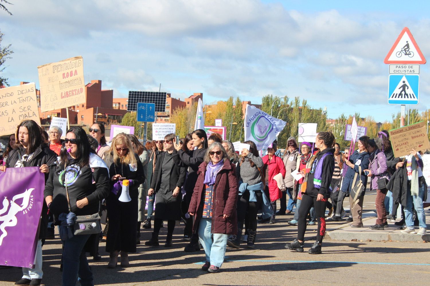 Manifestación "La Fuerza de las Mujeres" en León