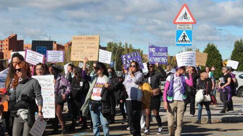 Manifestación "La Fuerza de las Mujeres" en León