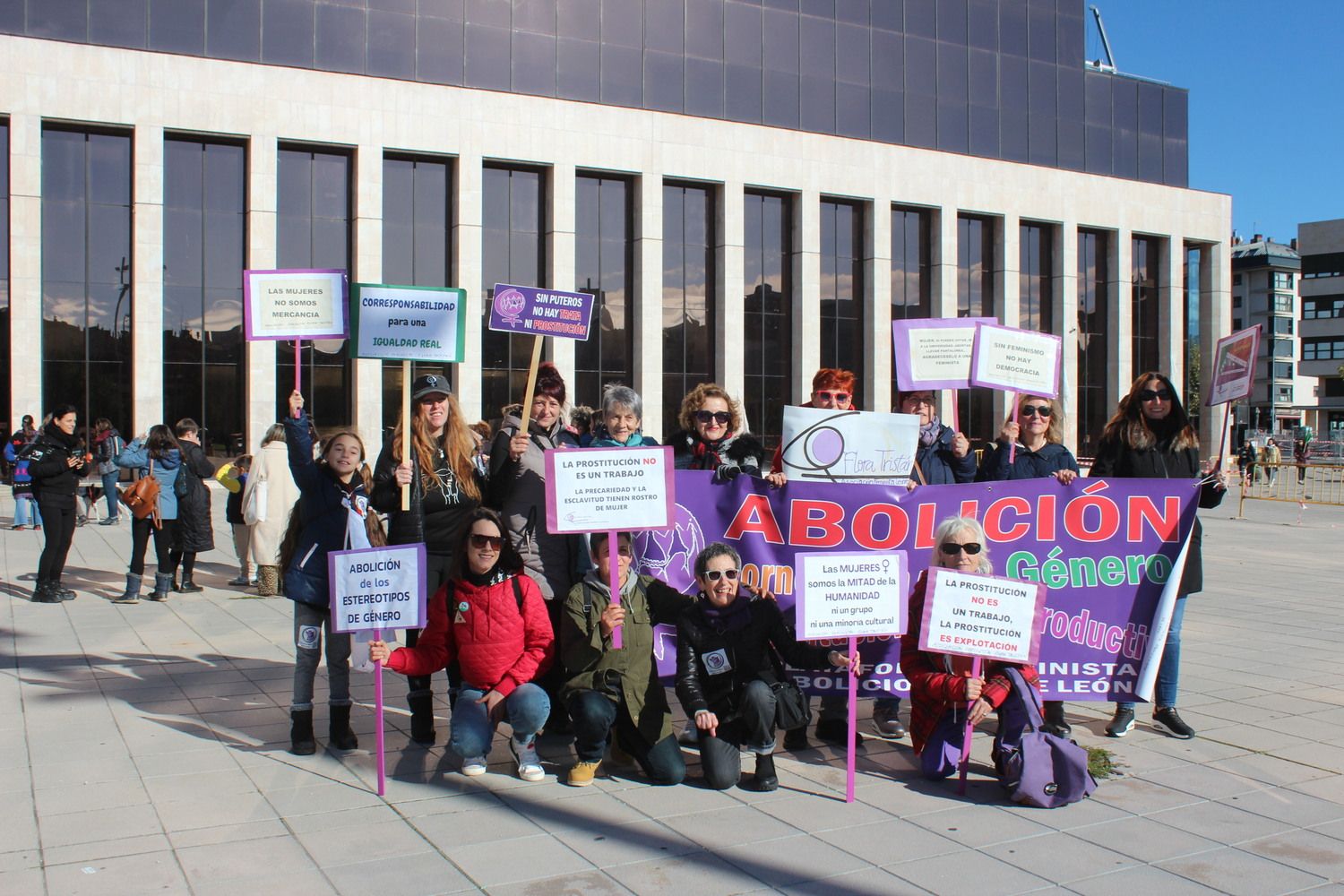 Manifestación "La Fuerza de las Mujeres" en León