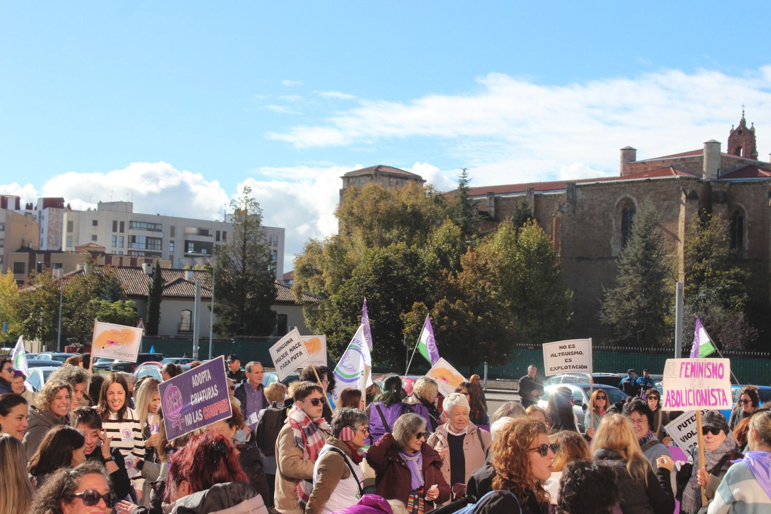 Manifestación "La Fuerza de las Mujeres" en León