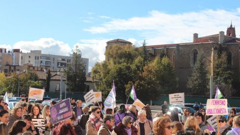 Manifestación "La Fuerza de las Mujeres" en León
