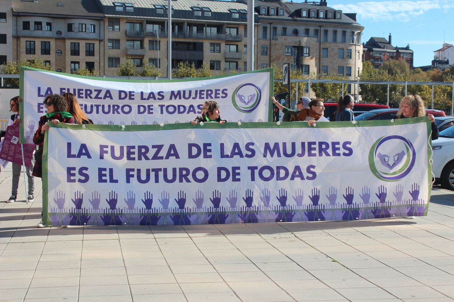 Manifestación "La Fuerza de las Mujeres" en León