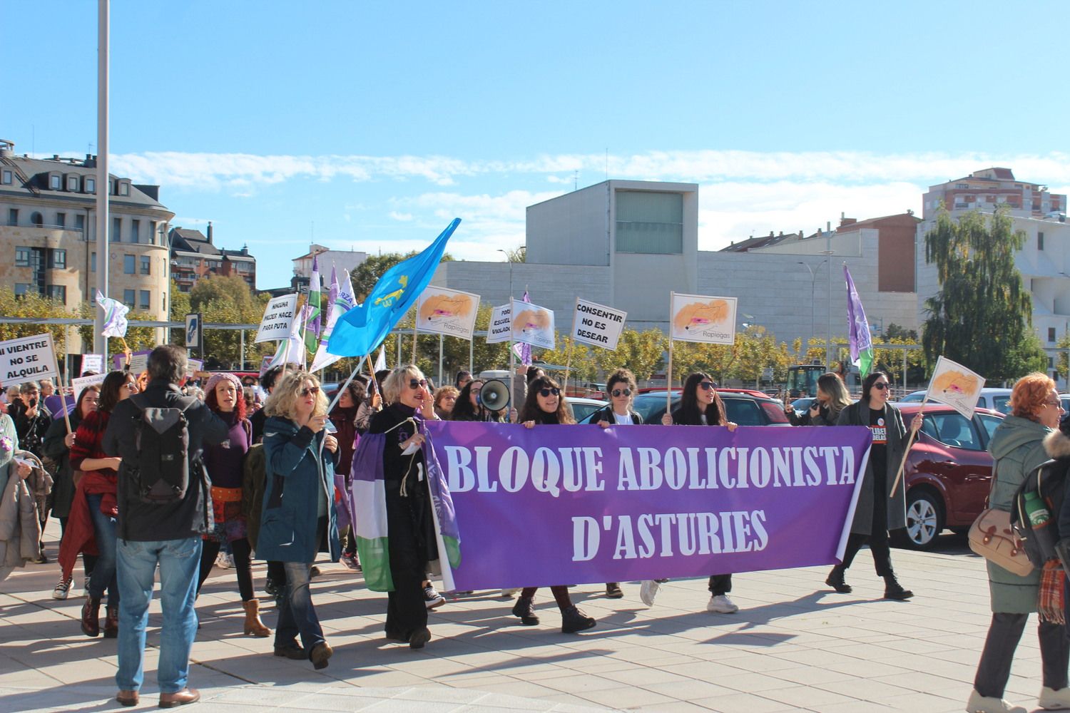 Manifestación "La Fuerza de las Mujeres" en León