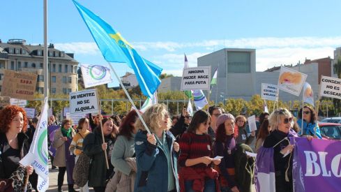 Manifestación "La Fuerza de las Mujeres" en León