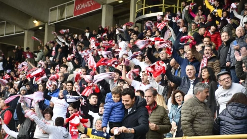 Así se vivió el derbi entre la Cultural y la Ponferradina