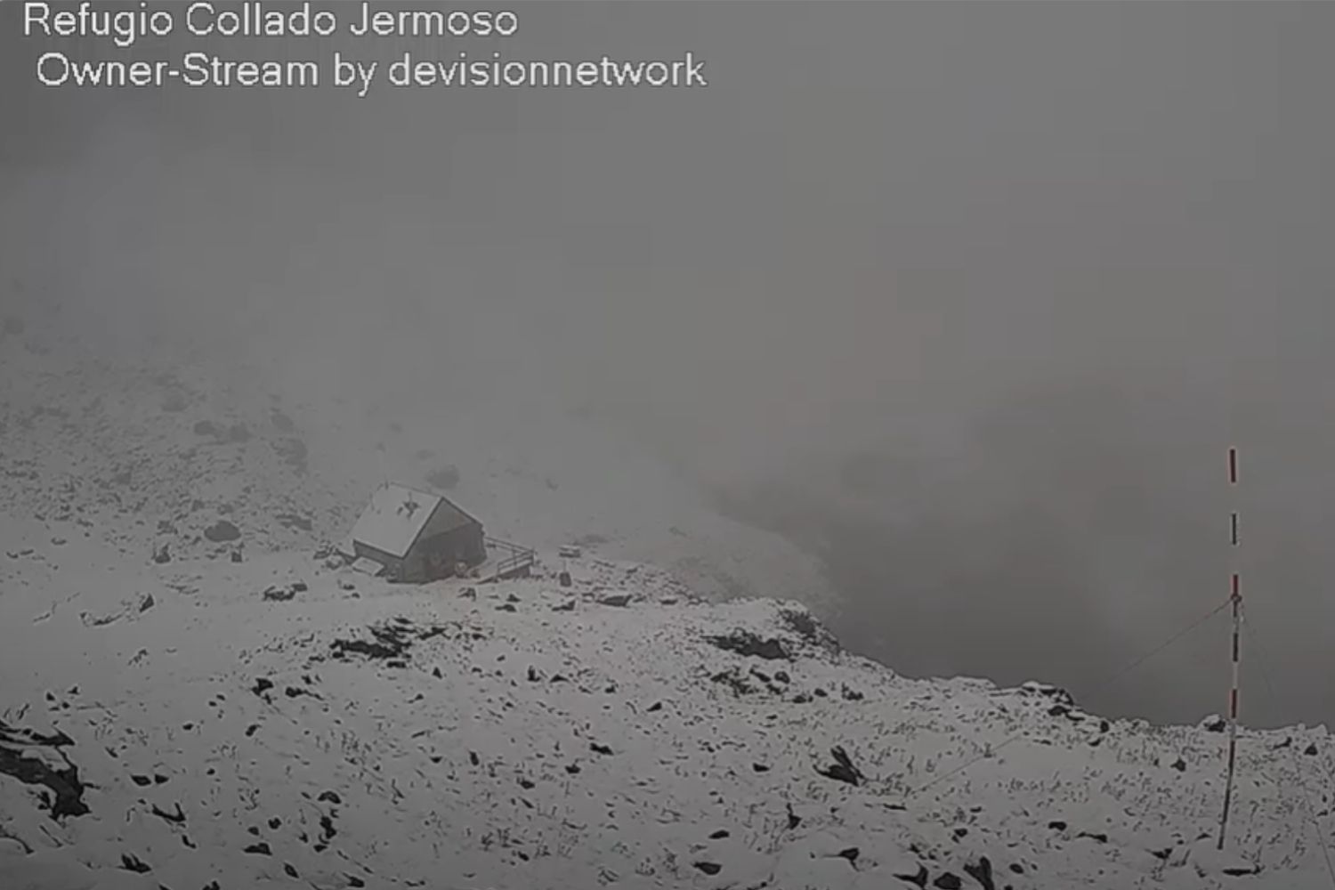  Primera nevada de la temporada en Collado Jermoso, en los Picos de Europa