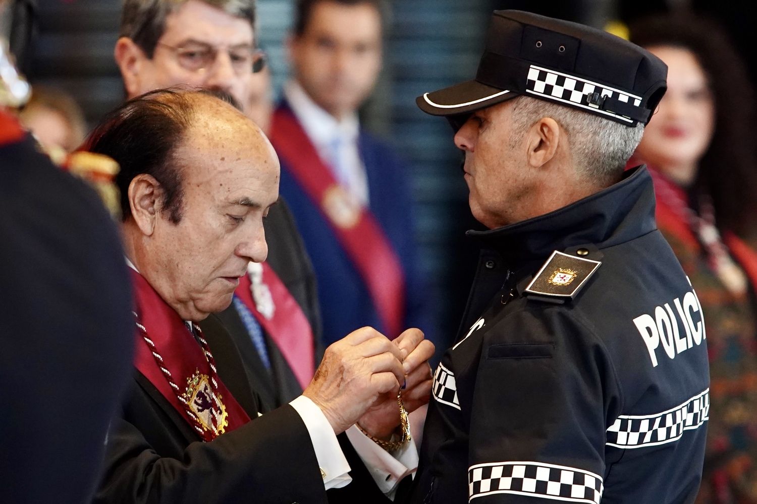 Actos de celebración del patrono de la Policía Local en León