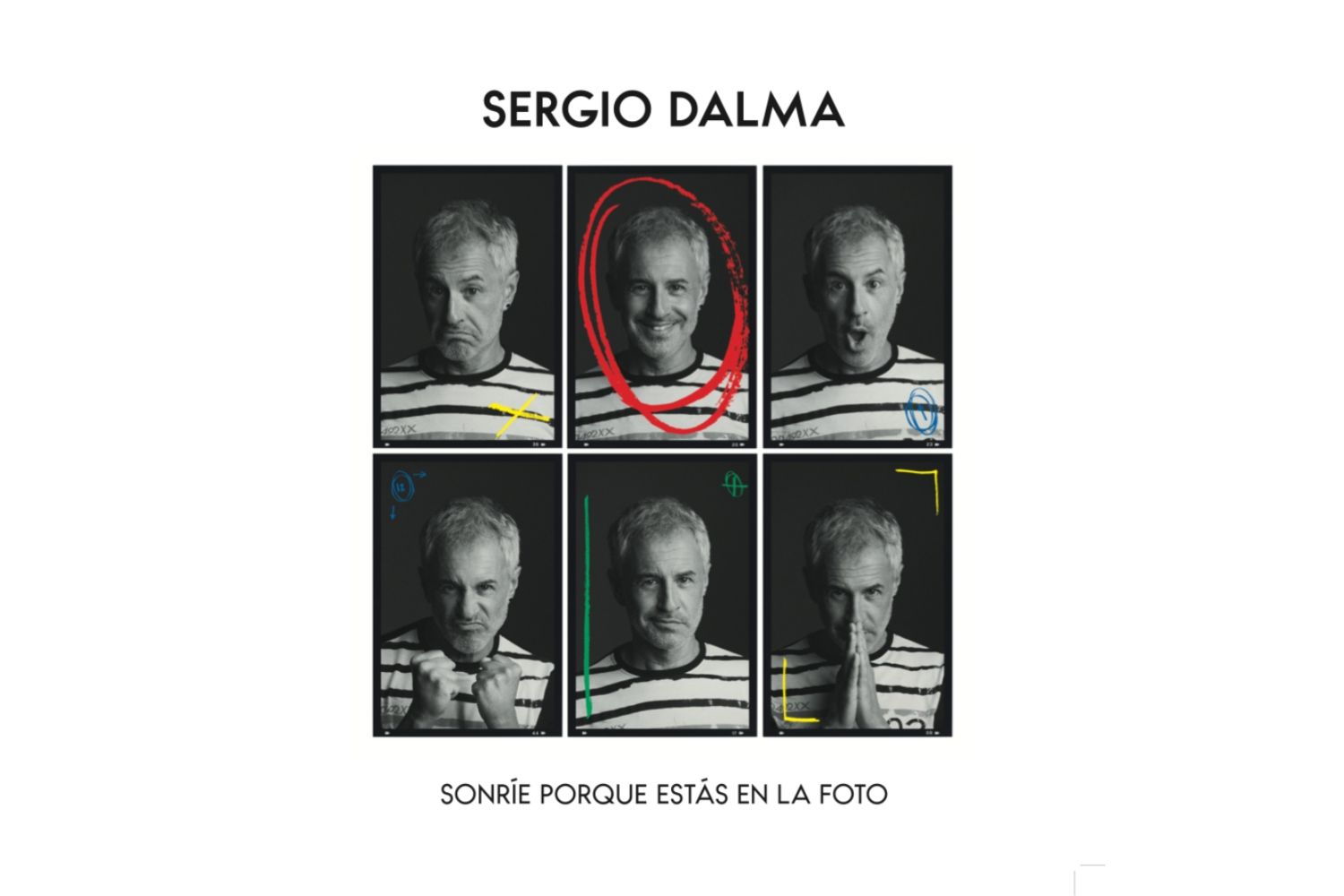 Portada del ultimo disco de Sergio Dalma, "Sonríe porque estás en la foto"