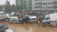 Daños causados por la Dana en Valencia. En la imagen la localidad de Benetússer, facilitada por el leonés Rubén, residente en la zona afectada | ICAL 