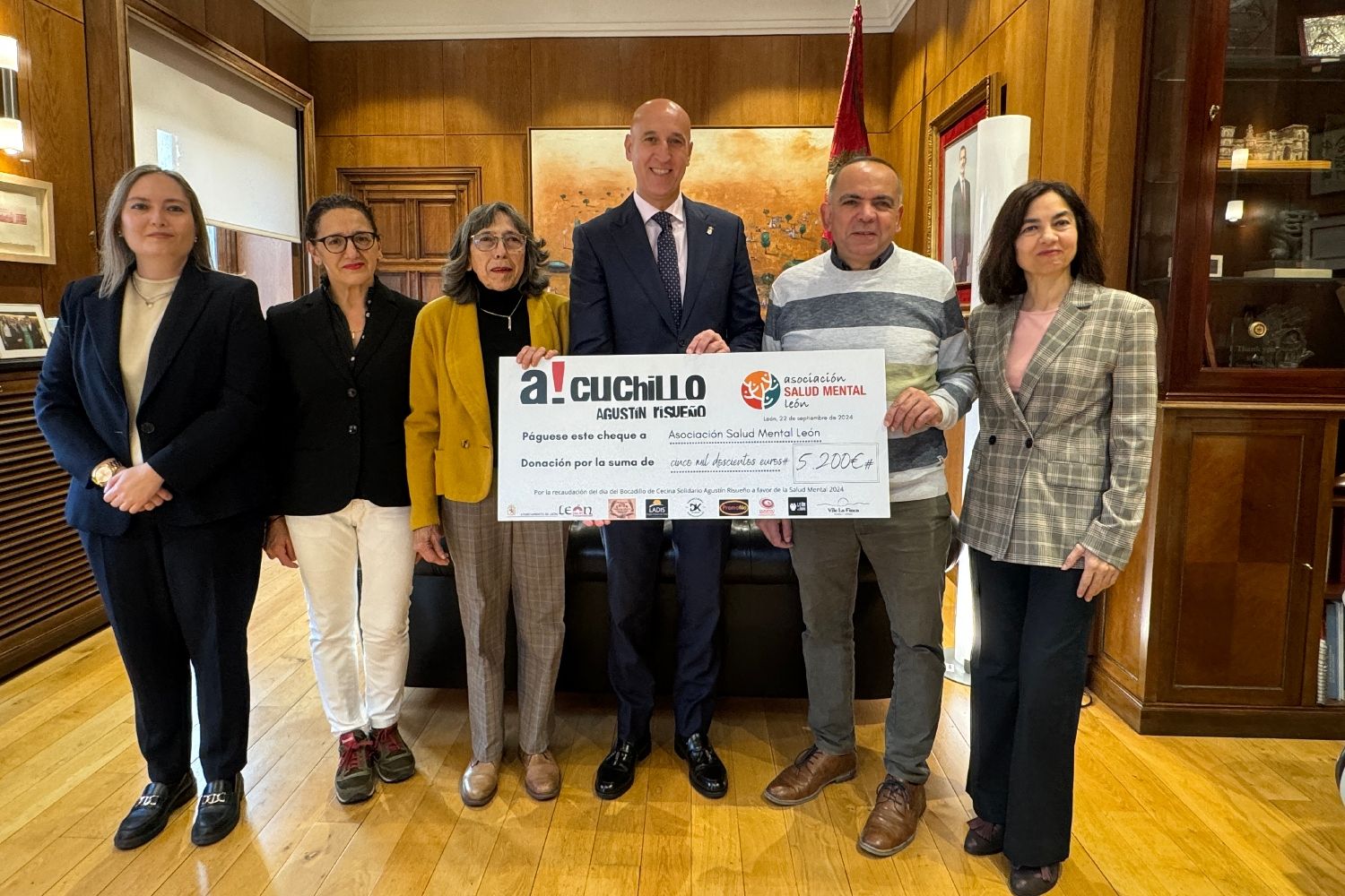 El Bocadillo Solidario de Cecina recaudó más de 5.000 euros para Salud Mental León