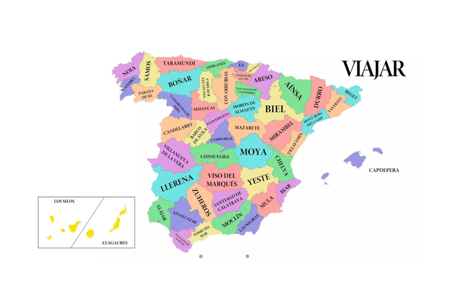 mapa de los pueblos más infravalorados