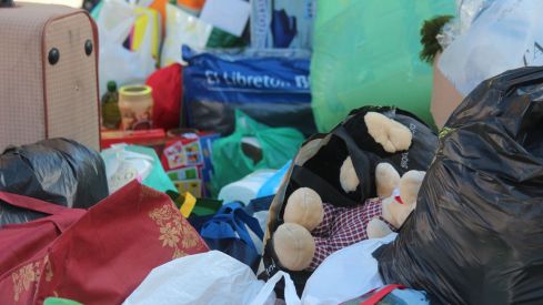 Recogida de enseres en León para los afectados por la DANA en Valencia