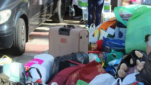 Recogida de enseres en León para los afectados por la DANA en Valencia