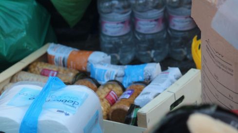 Recogida de enseres en León para los afectados por la DANA en Valencia