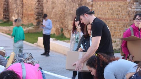 Recogida de enseres en León para los afectados por la DANA en Valencia