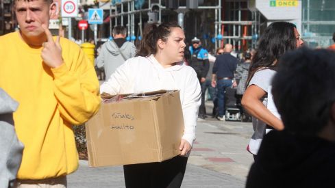 Recogida de enseres en León para los afectados por la DANA en Valencia