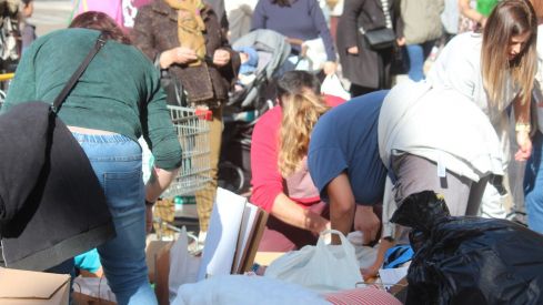 Recogida de enseres en León para los afectados por la DANA en Valencia