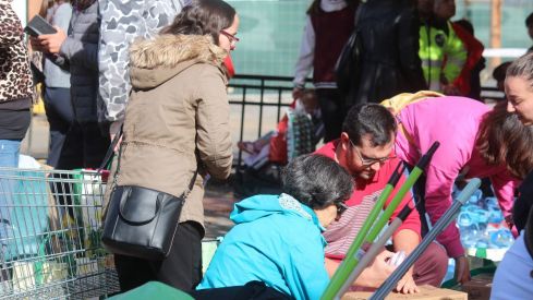 Recogida de enseres en León para los afectados por la DANA en Valencia