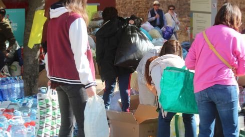 Recogida de enseres en León para los afectados por la DANA en Valencia