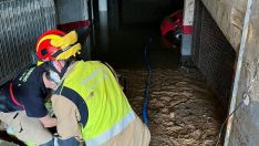 Efectivos de la BRIF de Tabuyo y de los Bomberos de León ya trabajan en Valencia