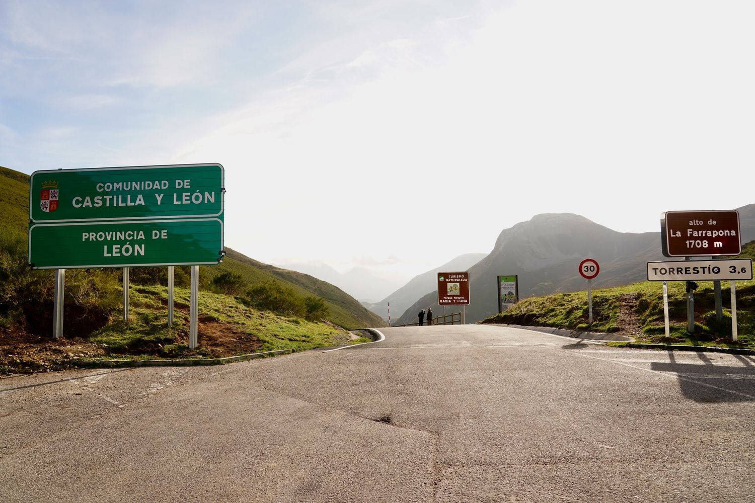 Inauguración de la carretera de La Farrapona