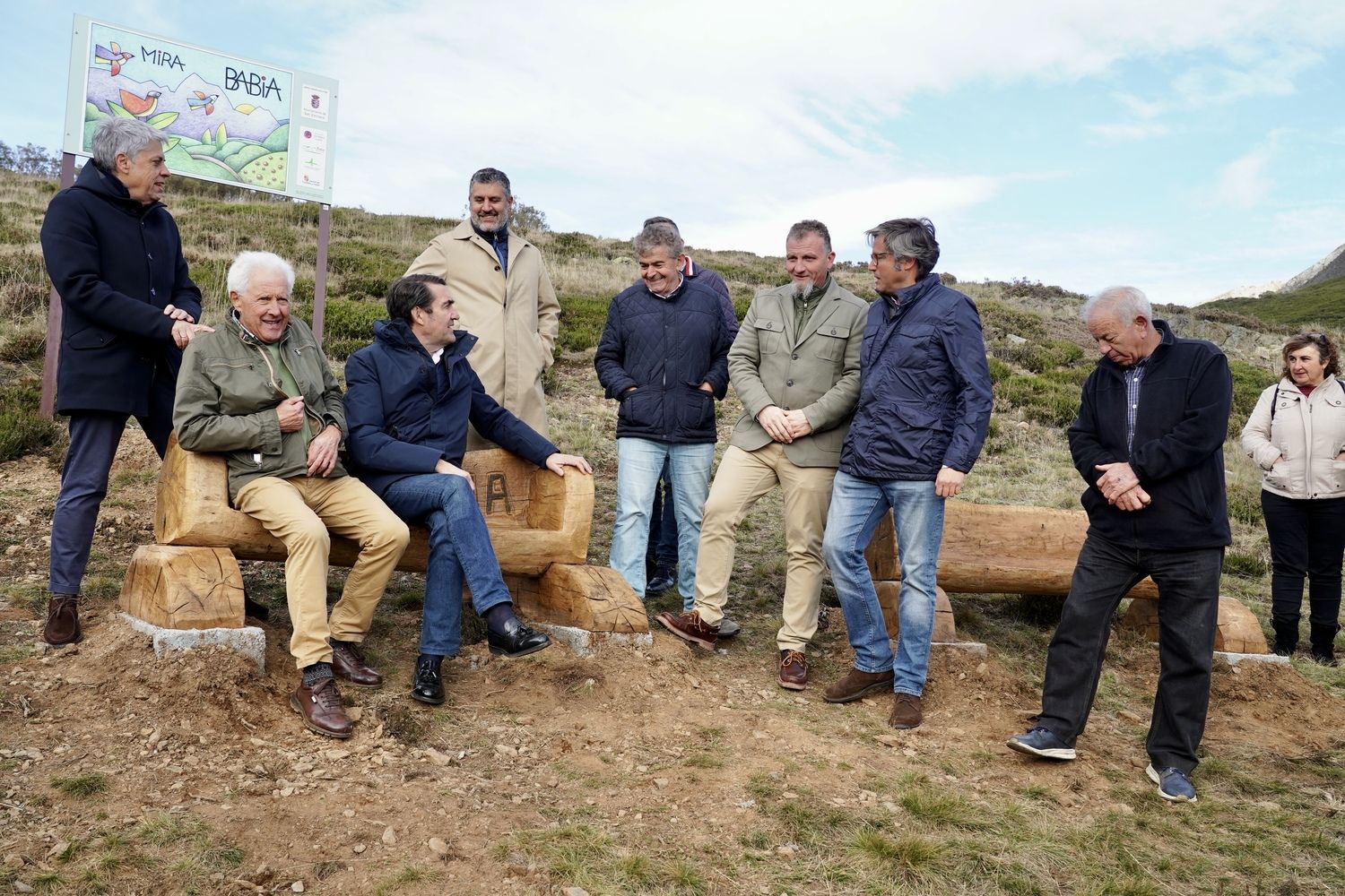 Inauguración de la carretera de La Farrapona