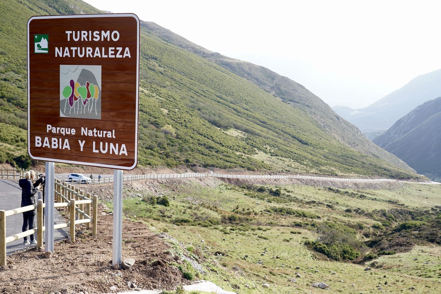 Inauguración de la carretera de La Farrapona