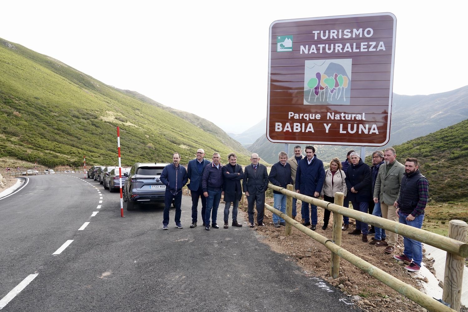 Inauguración de la carretera de La Farrapona