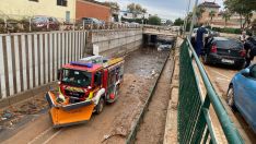 Actuacion de los Bomberos de la Diputación de León en Valencia