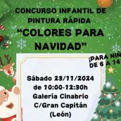 El CEL y la Galería Cinabrio lanzan el concurso infantil de pintura rápida ‘Colores para Navidad’