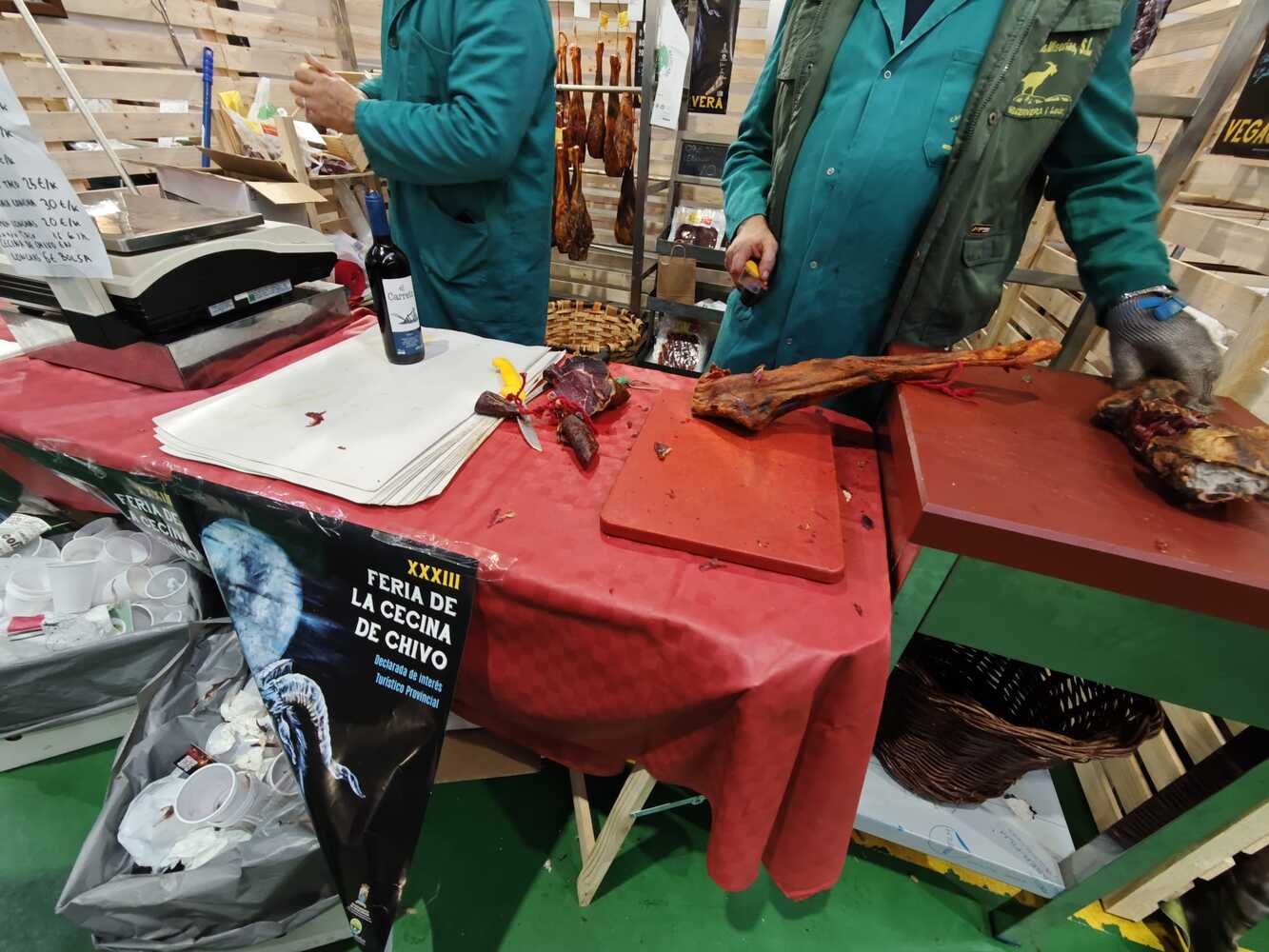 Feria de la cecina de chivo en vegacervera 