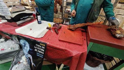 Feria de la cecina de chivo en vegacervera 