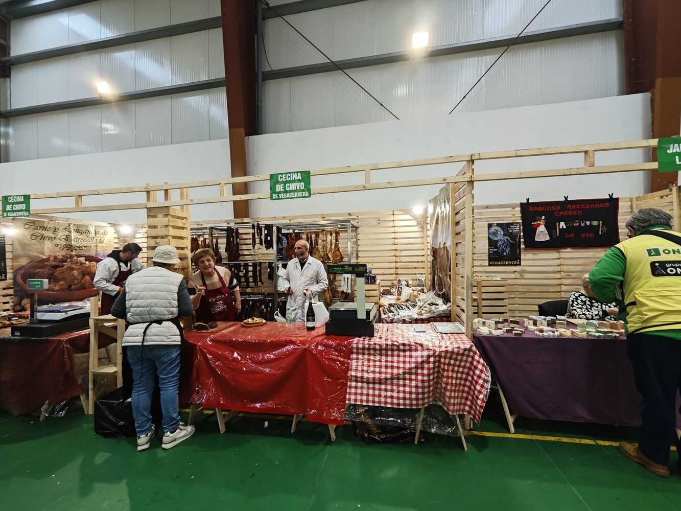 Feria de la cecina de chivo en vegacervera 