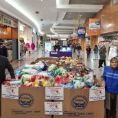 E.Leclerc León y el Banco de Alimentos recogen más de 4.000 kilos de productos de primera necesidad para los afectados por la DANA 