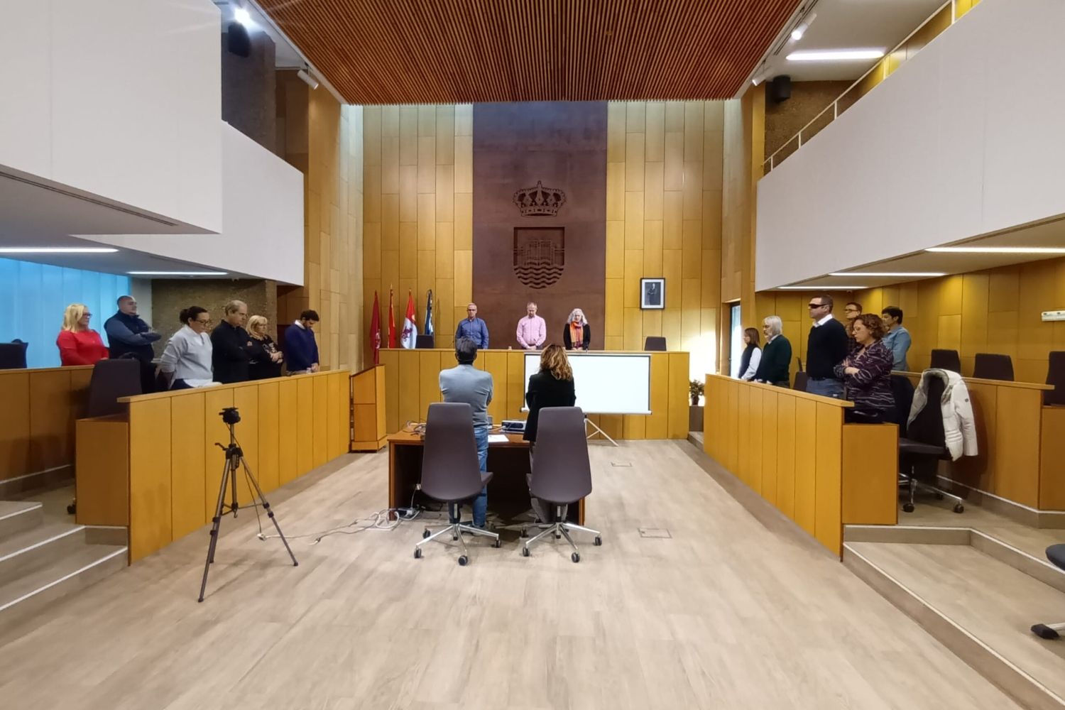 Villaquilambre (León) apoya la llegada del tren de Feve a la estación de Matallana 