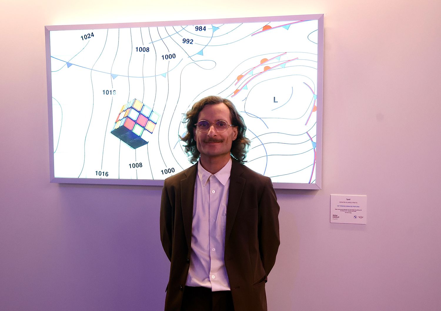 El pintor leonés Serafín Álvarez Prieto se alza con el Premio BMW Arte Digital con su pieza ‘Spell’