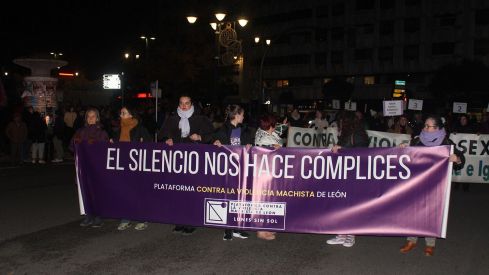 Manifestación del 25N en León