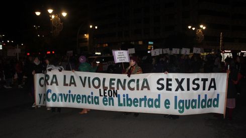Manifestación del 25N en León