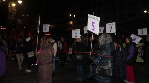 Manifestación del 25N en León