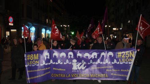 Manifestación del 25N en León