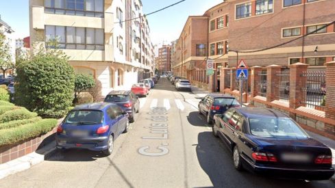 Corte de tráfico en la calle Luis de Sosa por obras de Saleal