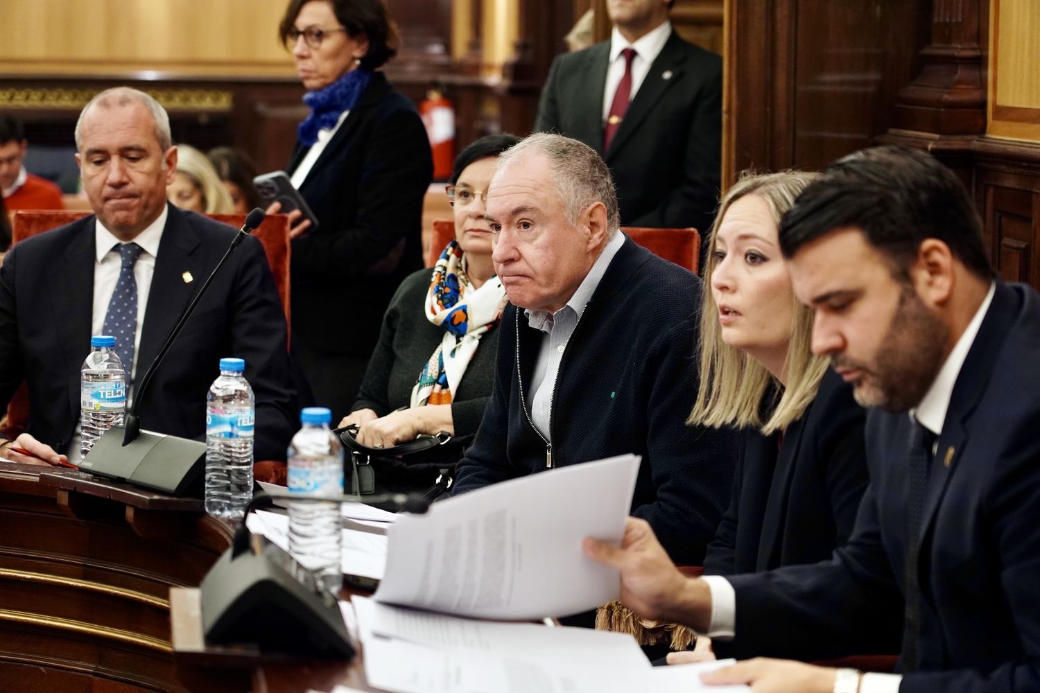 Pleno del Ayuntamiento de León en el que se aprobó el presupuesto para 2025