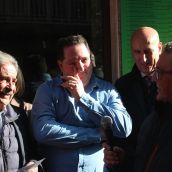 Revilla inaugura el poblado navideño del café Azaila 1930 de León Revilla inaugura el poblado navideño del café Azaila 1930 de León