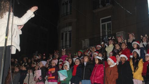 Encendido de las luces de Navidad en León Encendido de las luces de Navidad en León