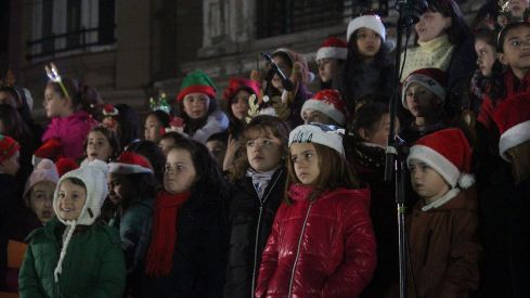 Encendido de las luces de Navidad en León Encendido de las luces de Navidad en León