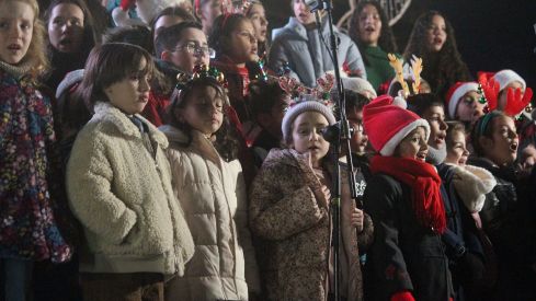 Encendido de las luces de Navidad en León Encendido de las luces de Navidad en León
