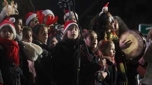 Encendido de las luces de Navidad en León Encendido de las luces de Navidad en León